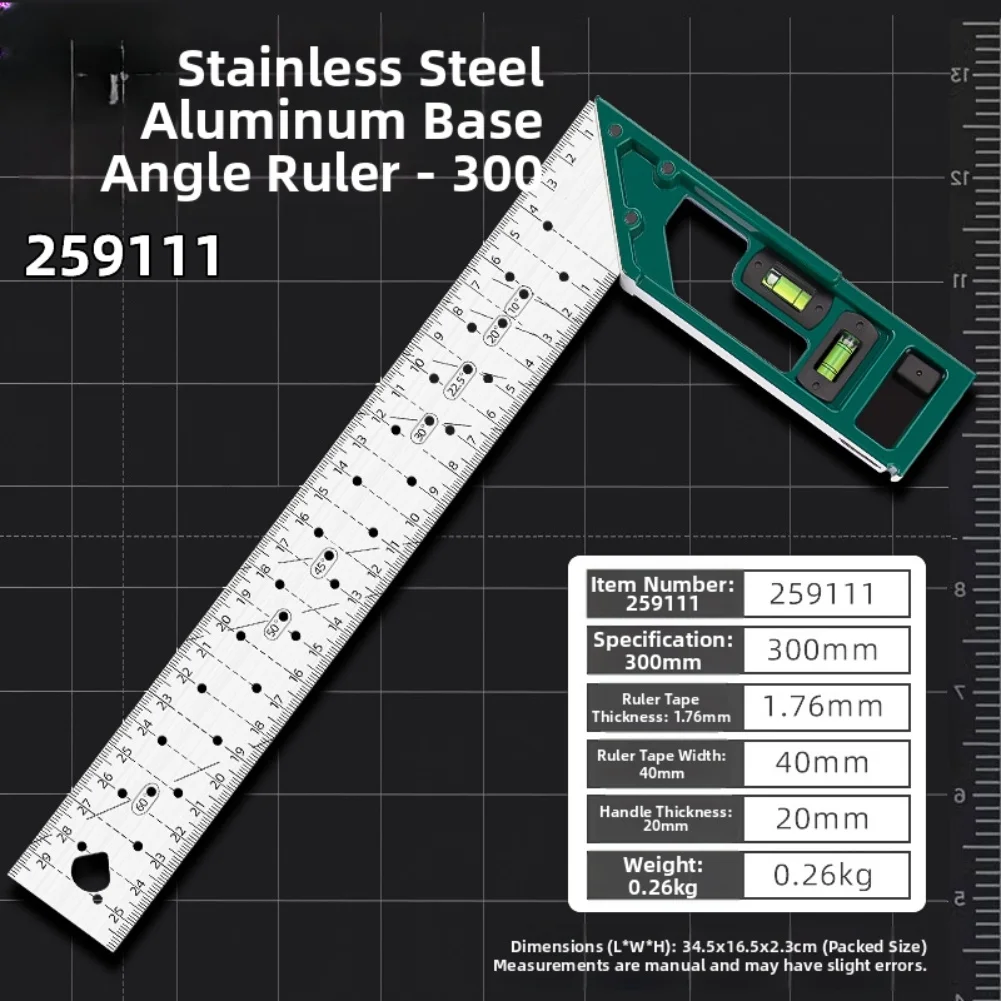 Carpentry Square Multi-angle Square Workshop Use Multi-angle Measurement Right Angle Measurement Tool Angle Marking Tool