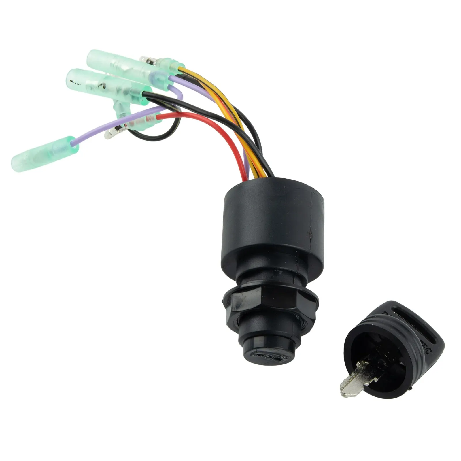 Parts Ignition Key Switch Black Boat Engine Fittings For Mercury Accessories Replacement With 2x Key 3 Position