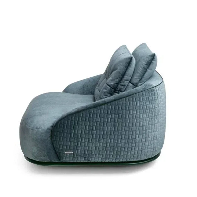 Designer sofa villa large apartment li ving room U-sha ped comb ination curved so fa