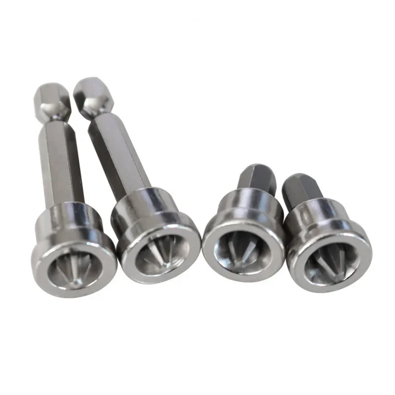 Brocas de destornillador para paneles de yeso, herramienta de tope de profundidad corta para placas de yeso de 6,35mm, tornillos de tope de vástago,