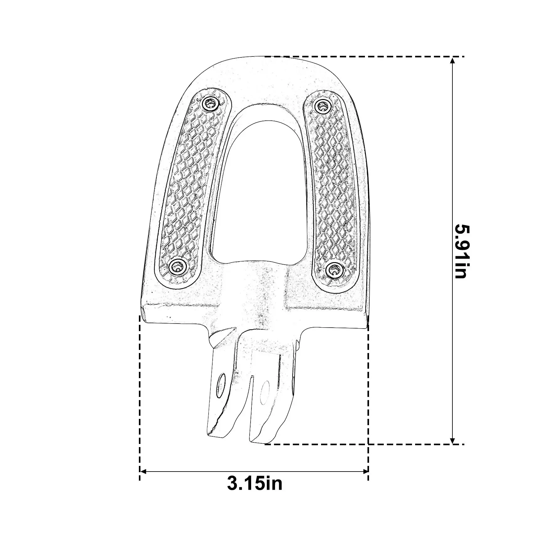 Acessórios para motocicleta, apoio para os pés do motorista, para harley softail street bob sport glide low rider breakout 2018-2022