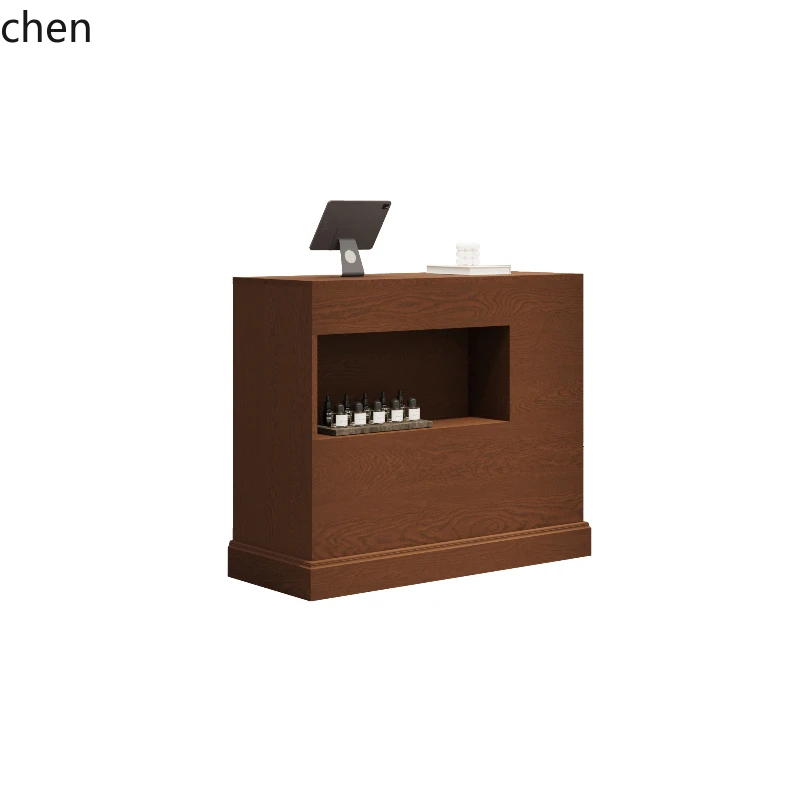 HT clothing store simple collection display information desk small bar reception checkout page