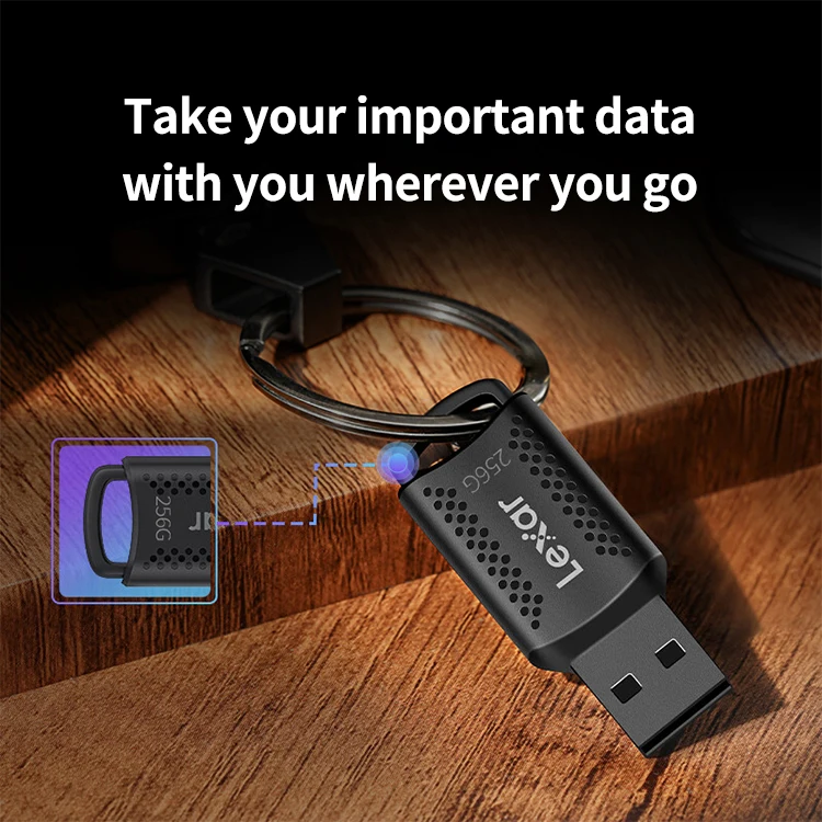 Original Lexar Pendrive 32gb 64gb 128gb 256gb JumpDrive V400 USB 3,2 unidad Flash Memory Stick U disco Pen Drive para ordenador PC
