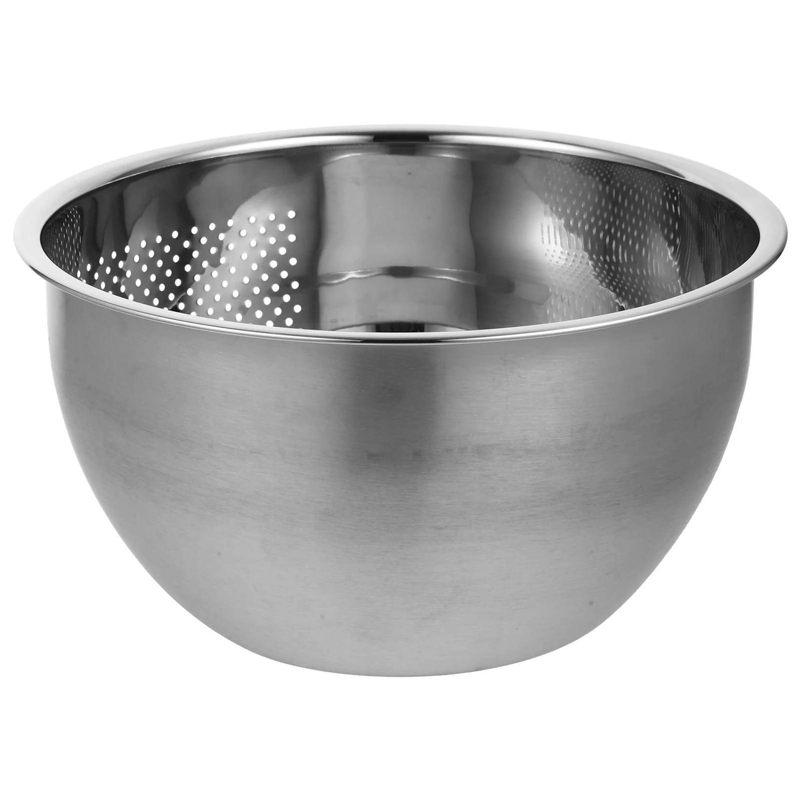

1pc Stainless Steel Drain Basket Kitchen Drying Drainer Holder Vegetable Basin Colander Sink Fast Draining Corrosion Resistant
