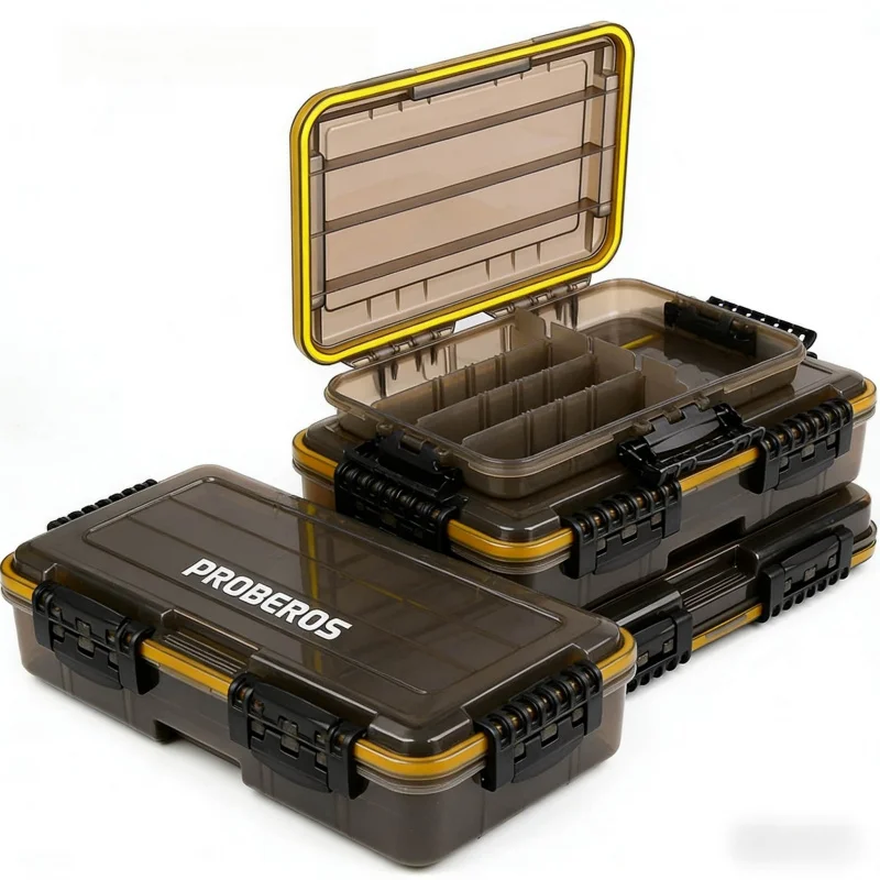 

Портативный ящик для рыболовных приманок, коробка для хранения аксессуаров, специальный ящик для блесен с блестками.