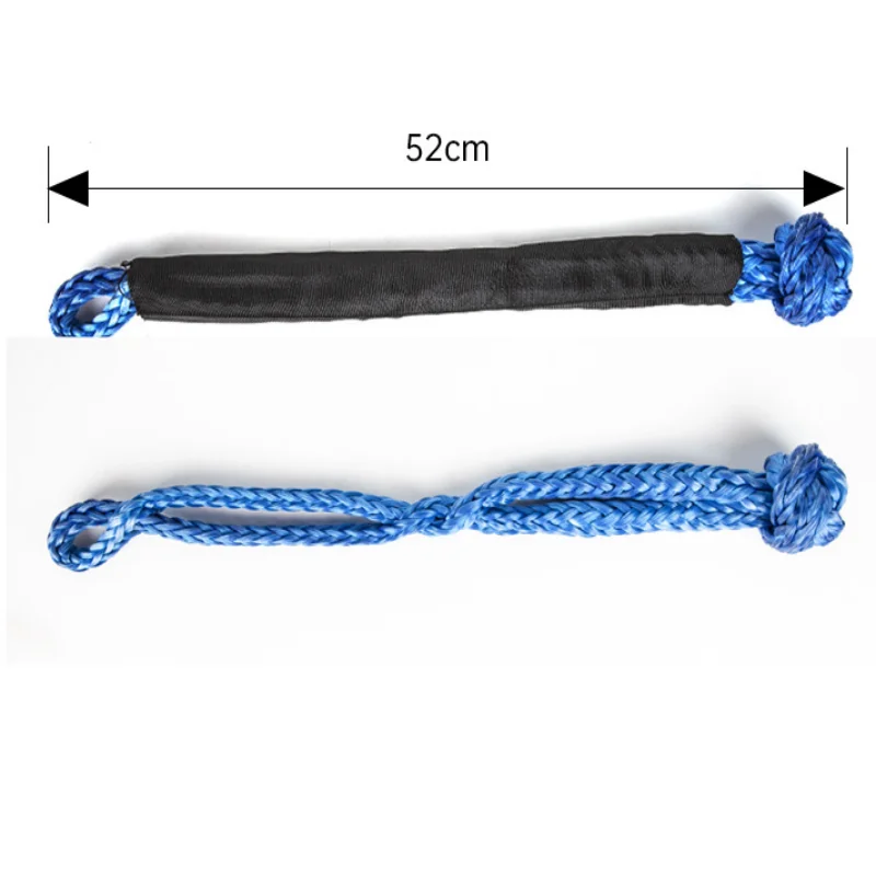 ISURE MARINE Car Trailer Rope Soft Release Buckle Polyethylene Puller Rope Trailer Rescue Tool Wear Resistant Traction Rope