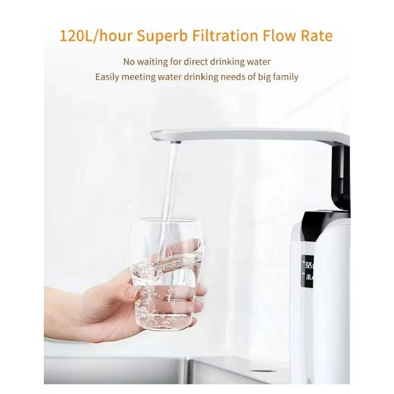 New type of alkaline ultrafiltration membrane activated carbon fiber cartridge 5-stage water purifier water filter
