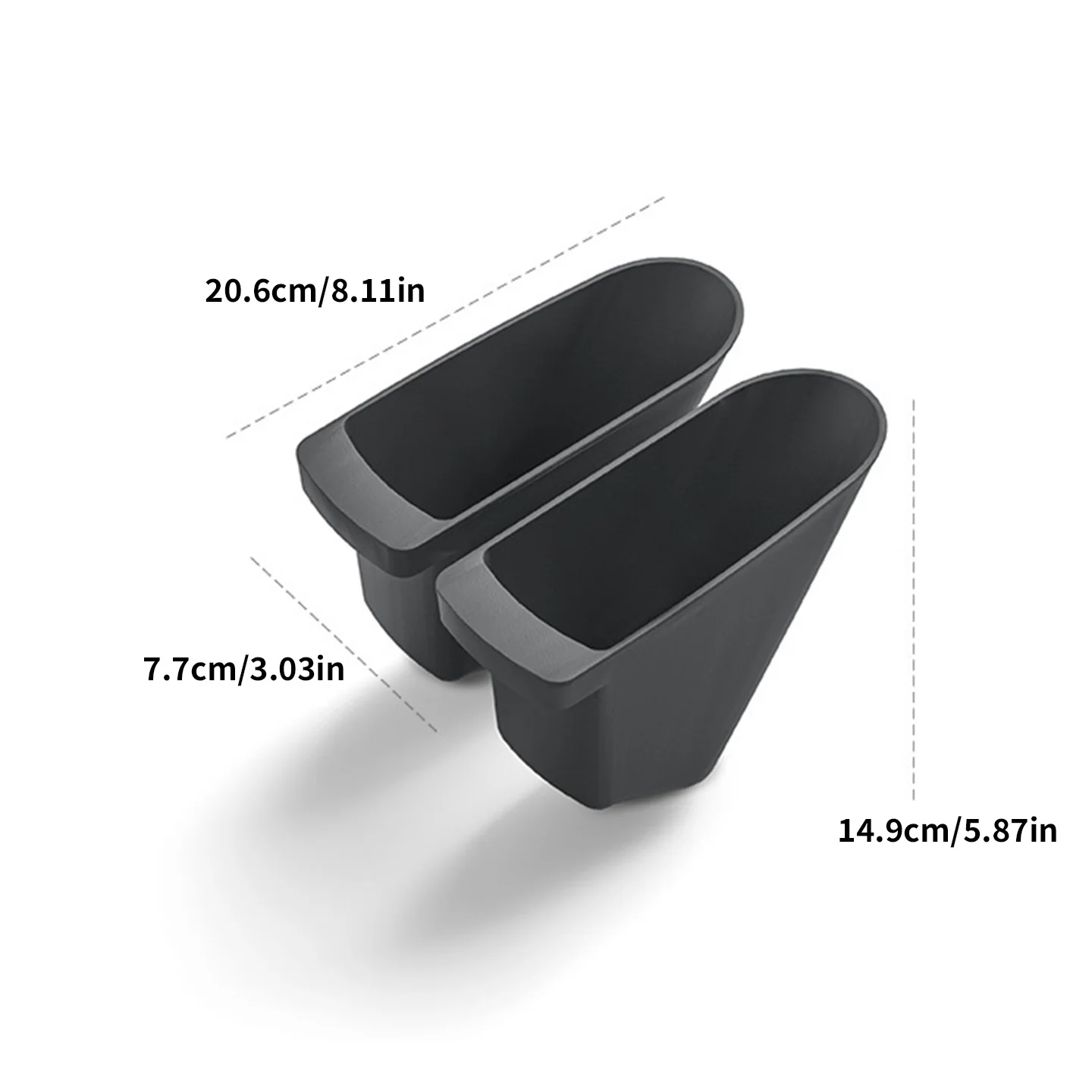 For Tesla 6-Seater Model YL/Model Y Juniper  Front Door Trash Bin Car Interior Accessory for Improved Space Utilization view 5
