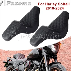 Seat For Harley FLSB FXLR FXLRS FXLRST Softail Sport Glide Low Rider S ST Motorcycle 2-UP Seat Cushion Passenger Driver 2018-up