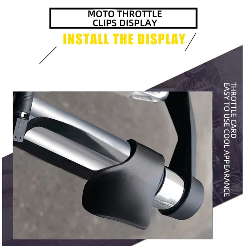 2pcs Motorcycle Throttle Assistant Cruise Control Assist Thumb Wrist Universal Support Rest Motorcorss Equipments Accessories
