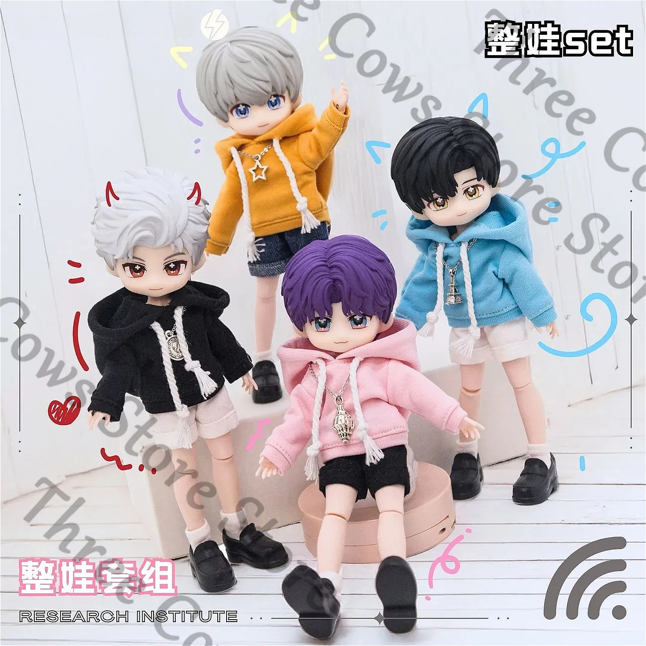 

Anime Love and Deepspace Xavier Sylus Zayne Rafayel Cosplay Cartoon Garage Kits Figures Model Plaything Figurine Mascot Gift