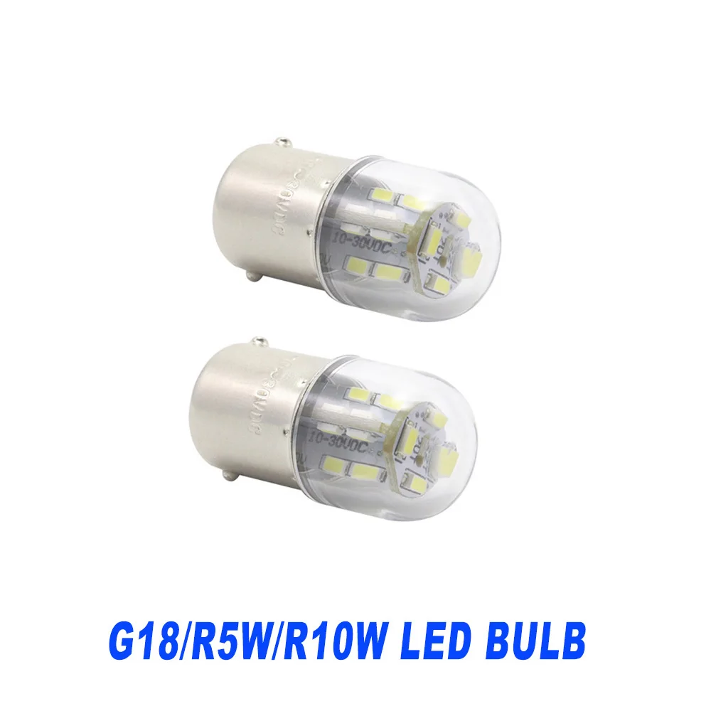 

led 12v BA15S BA15D G18 R5W R10W Light Bulbs for 6-24V 10-30V Warm White Light Energy Efficient Replacement for Halogen Bulbs