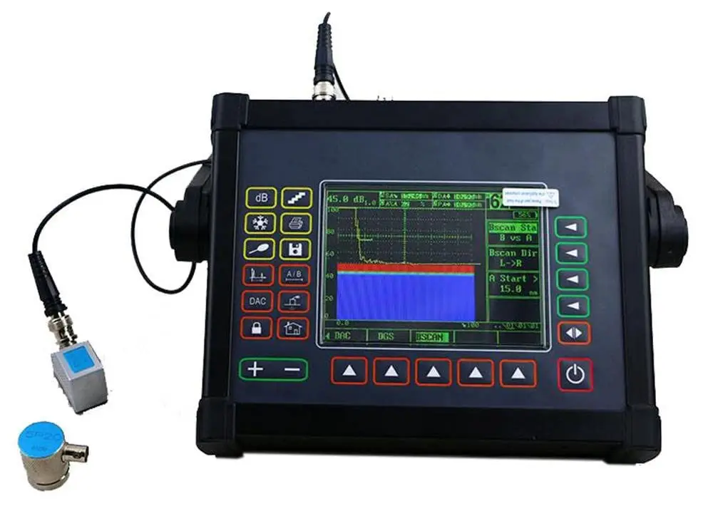 

NDT-X5 Portable Digital Ultrasonic Flaw Detector With Measuring Range 1 to 15000mm TFT LCD Display