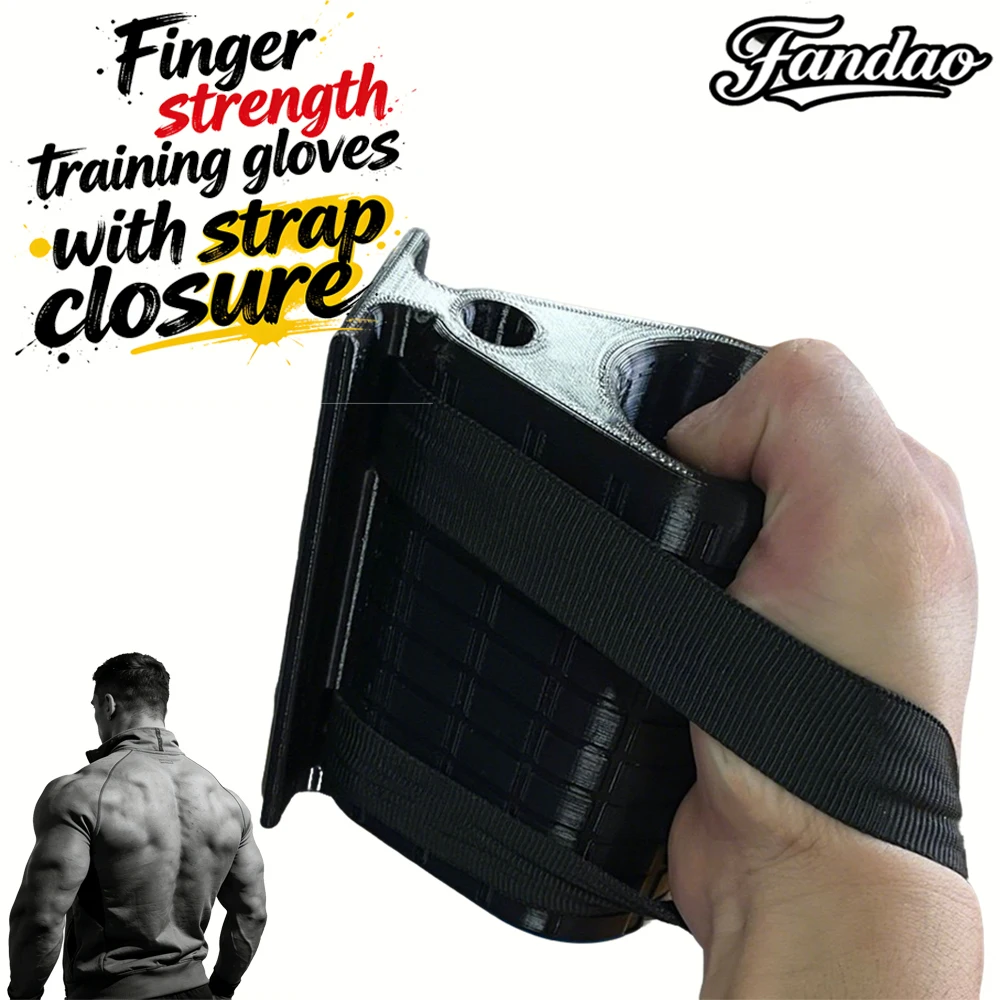 

Adjustable Finger Grip Strengthener With Wrist Support Strap S M L Sizes Portable Fitness Gear for Hand Rehabilitation Training