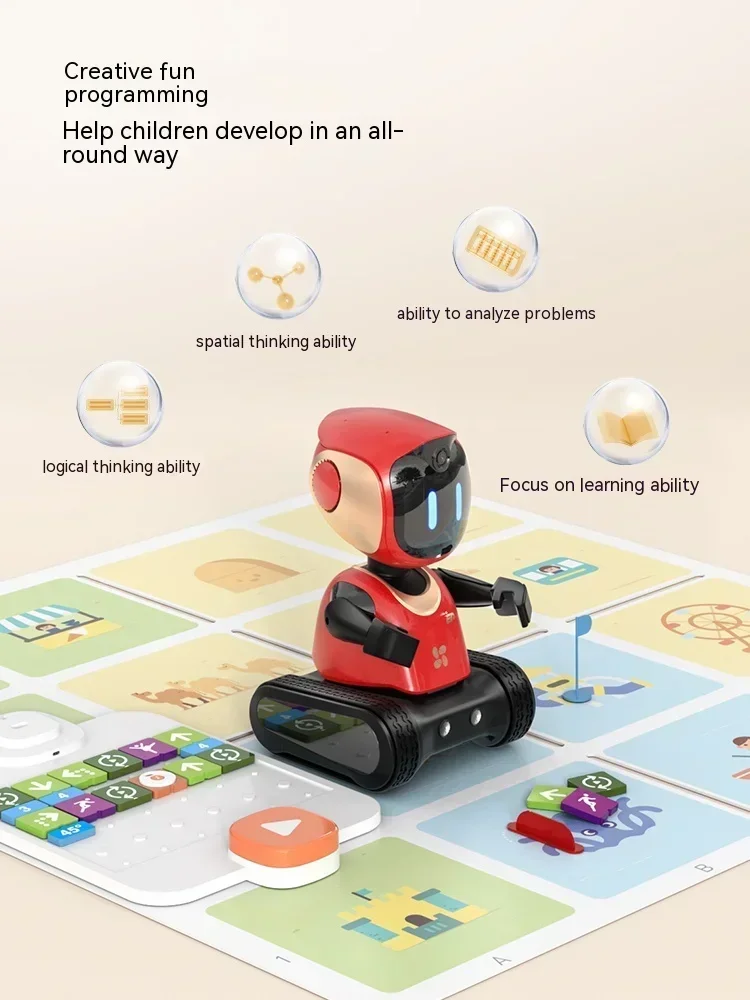 Ezviz Rk2 Pro Ep Ai Robot Pet Remote Program Robot Toys Kids Monitor Camera Emotional Companion Interaction Game Puzzle ​Gift