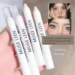 1pc Long-lasting Brightening Eyes Stick Glitter Highlighter Pen Pearlescent Lying Silkworm Pencil Waterproof  Eye Makeup