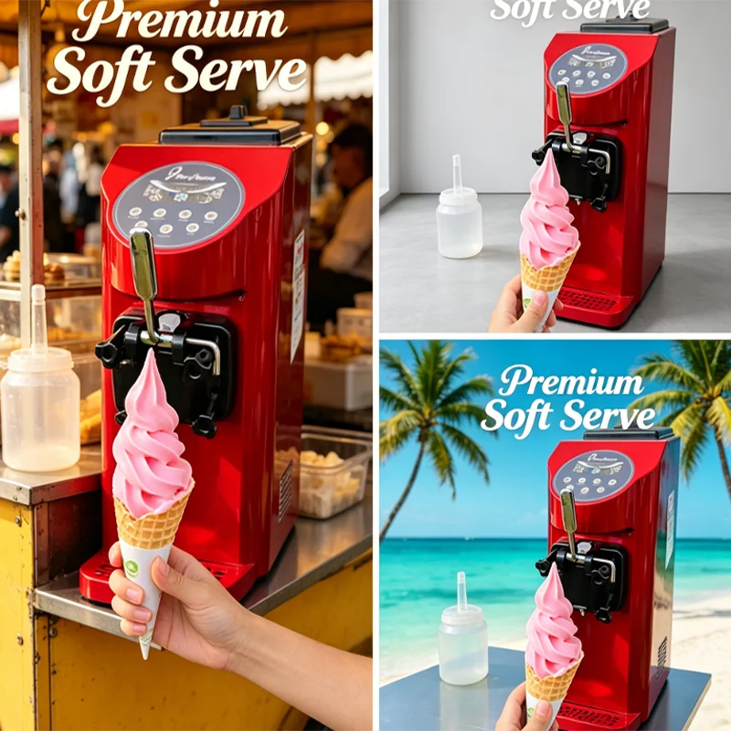 Factory Price Commercial Desktop Yogurt Soft Ice Cream Machine/Ice Cream Maker