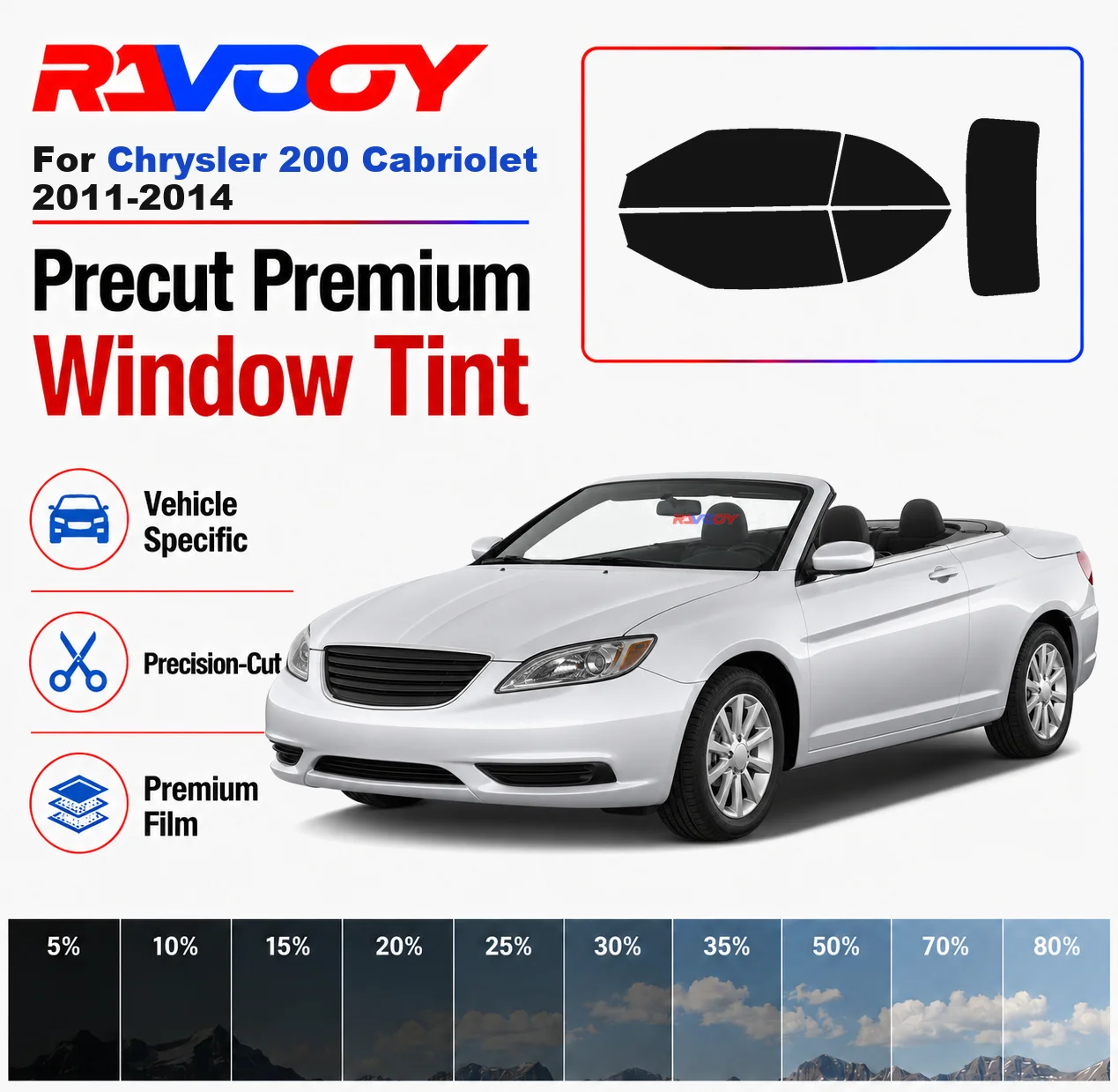 premium-precut-window-tint-kit-front-windows-rear-windows-rear-windshield-for-chrysler-200-cabriolet-2011-2014-nano-ceramic-film