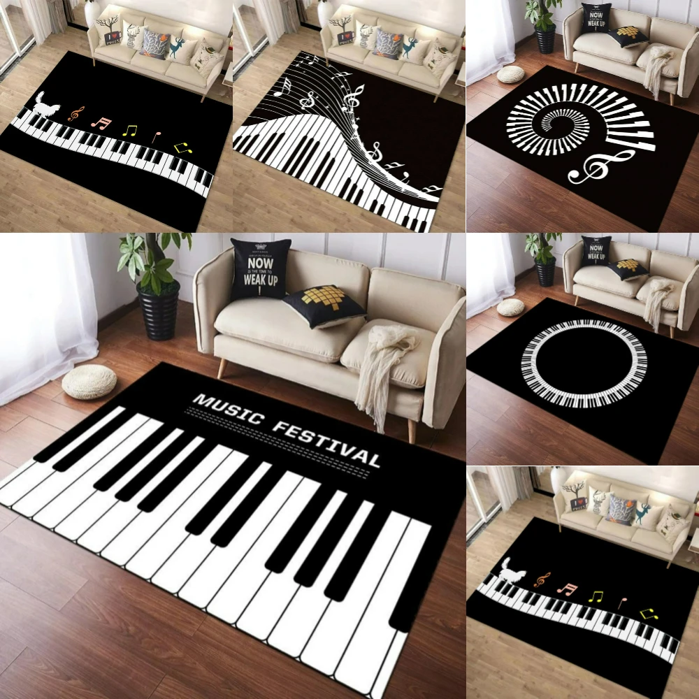 

Piano music noise-reducing Carpet for Living Room Bedroom decor Anti-slip rug Kitchen Leisure Balcony floor mat doormat gift