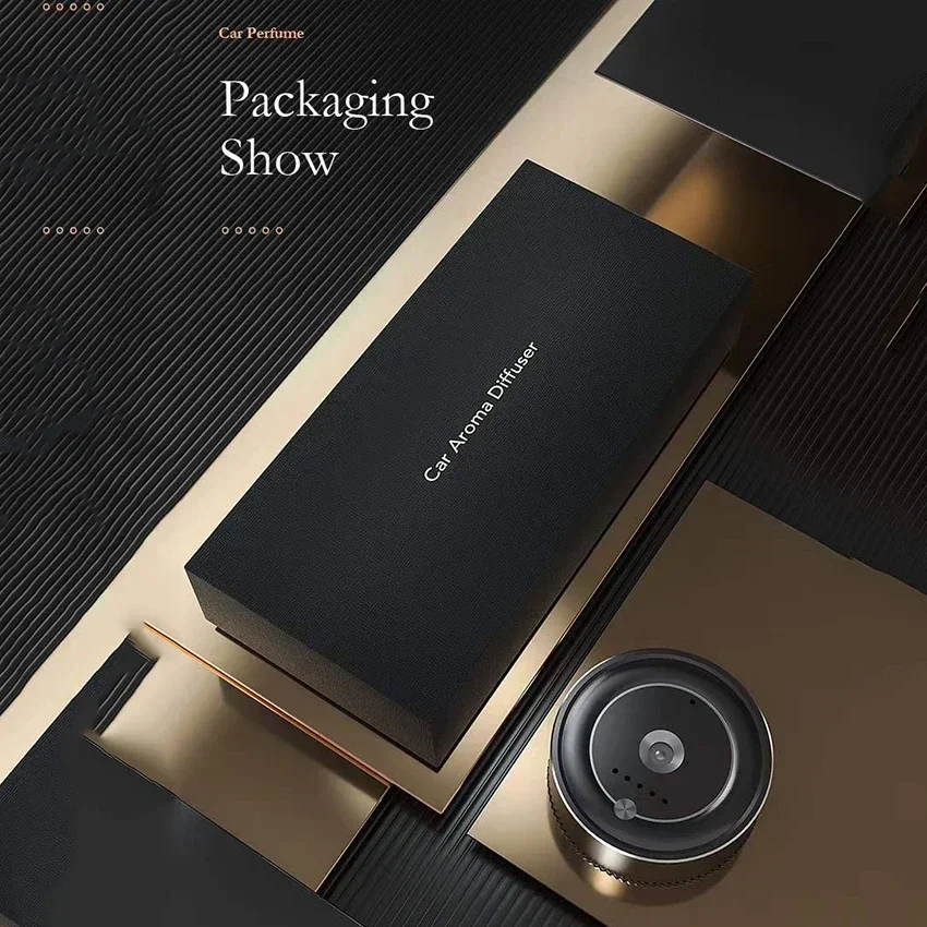 USB ชาร์จอัจฉริยะรถกลิ่นอโรมาเครื่องอัลตราโซนิกน้ํามันหอมระเหยกลิ่นหอม Diffuser Air Freshener