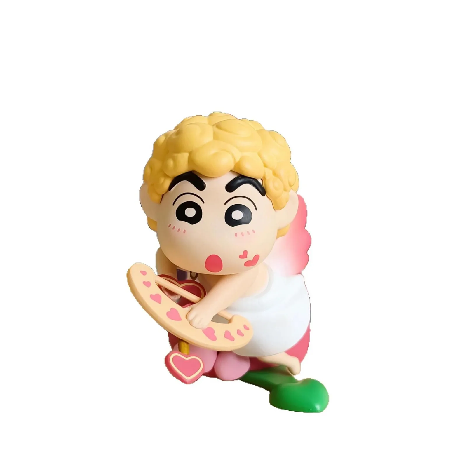 Anime Cupido Crayon Shin-chan kawaii postura in piedi Action Figure Modello in PVC Giocattoli ornamento per auto Decorazioni da scrivania Regalo da collezione in scatola