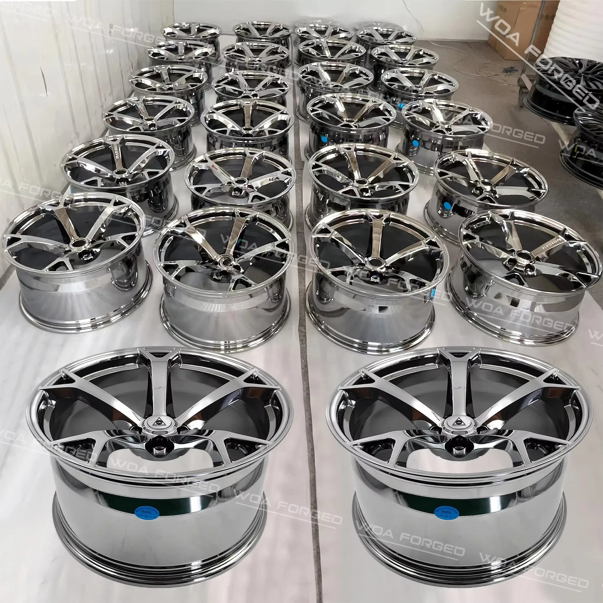

19 inch WOAFORGED Wheels Aluminum Customized Lightweight Forged Rim For Infiniti 300z 350z Q50 Q60 G35 G37 370z Nismo V1