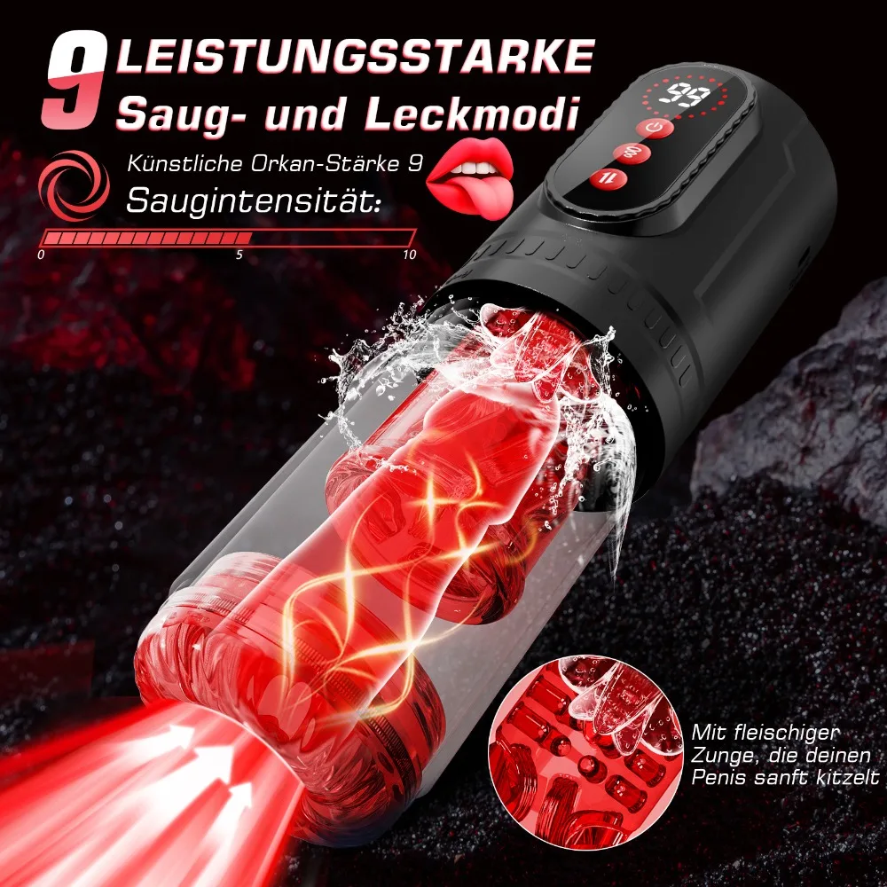 Automatic Male Rotate Mastubator Sucking Blowjob Machine Masturbation Cup Sex Toys Adult Goods for Men Masturbate Supplies - view 2