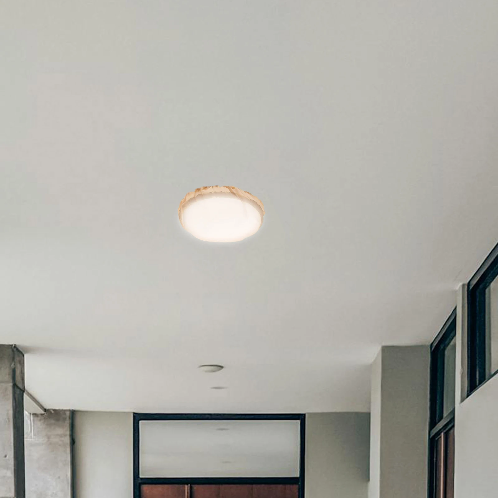 

Universal Lamp Shade for Pendant Lamp 360 Degree Anti Glare Khaki Baby Room Ch Cover High Density Hanging Lampshade