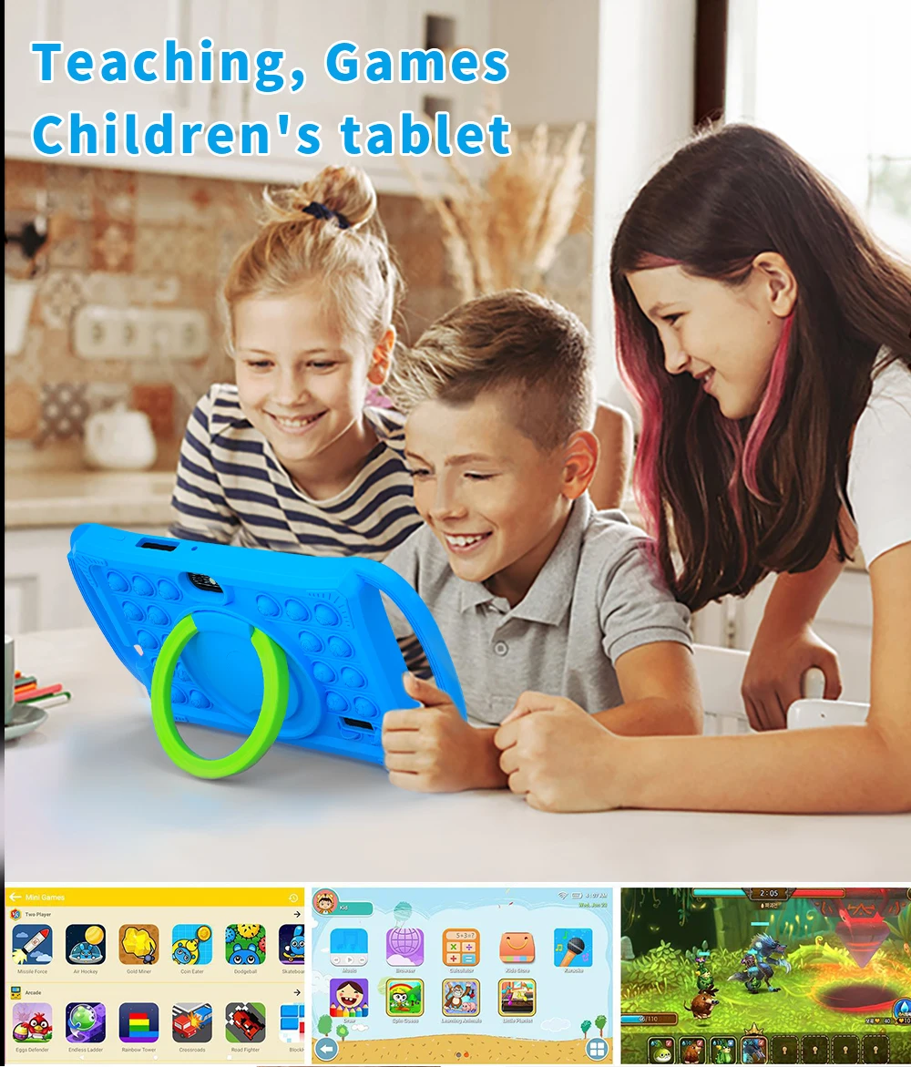 New 7.0-inch one-piece Android Tablet 4GB+64GB Android 9.0 system children's software 4000mAh Mini PC