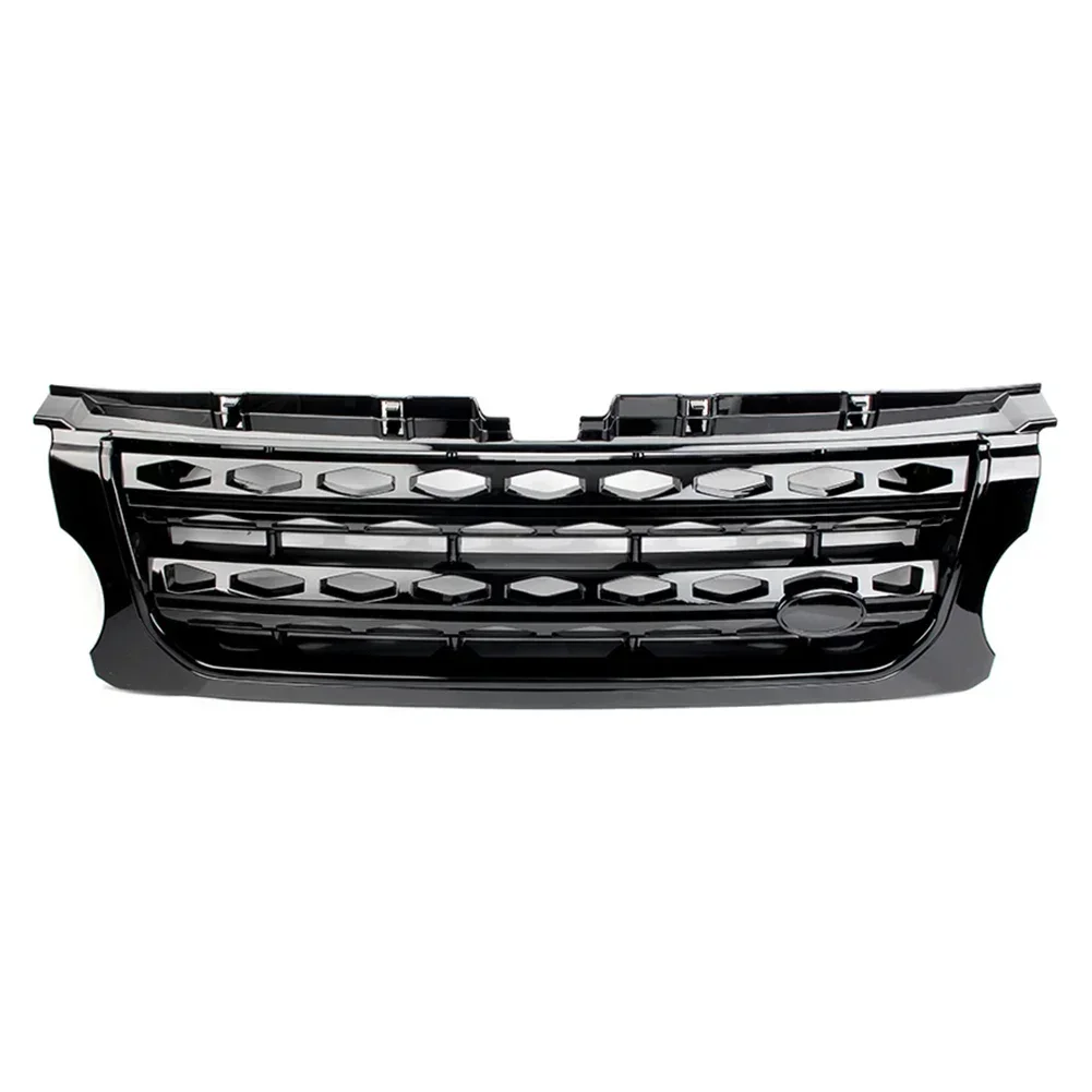 

For Land Rover Discovery 4 LR4 2014 2015 2016 LR057534 Car Front Racing Grill Bumper Honey Comb Mesh Grille with Emblem