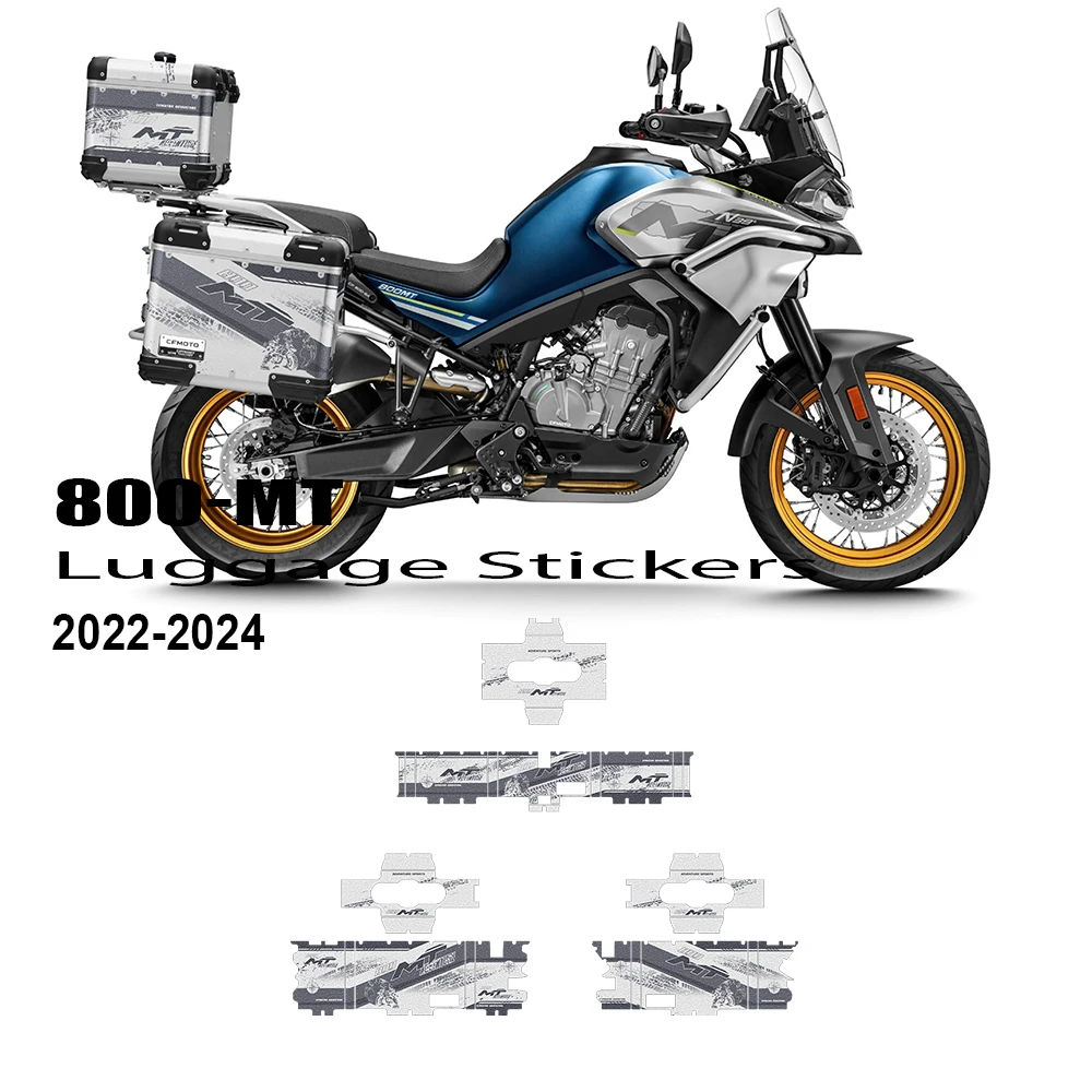 CF800MT 2024 Trunk Sticker Side Case Mat Motorcycle Trunk Set Decals For CF MOTO 800 MT Explore 2022 2023 2024