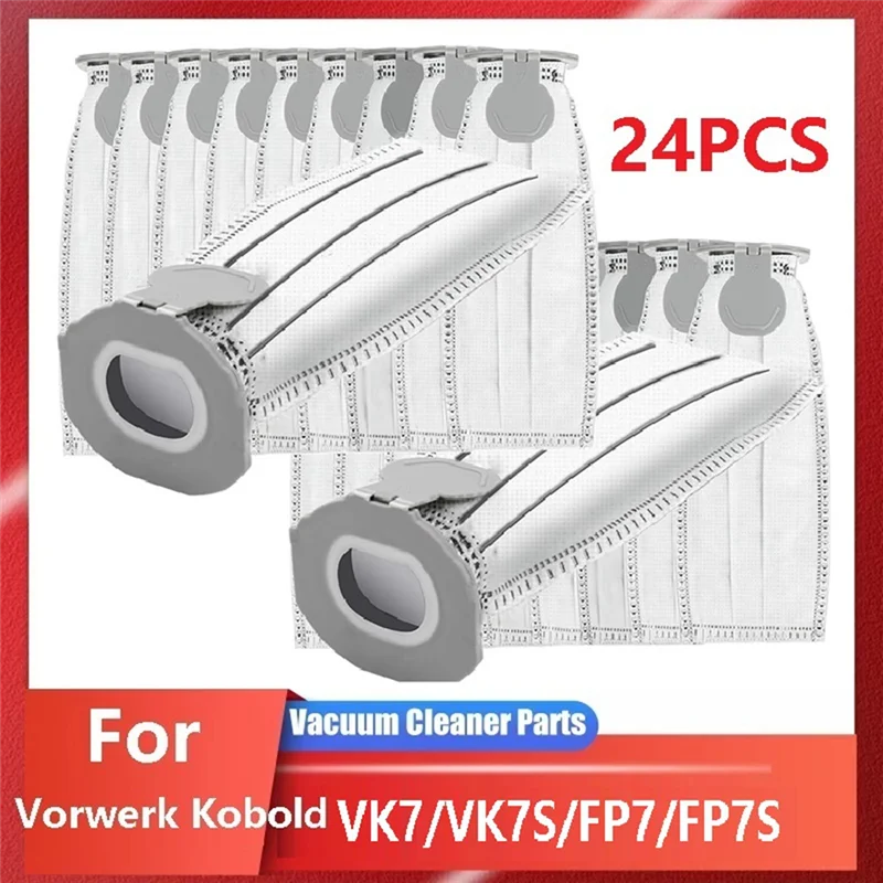 B47B-24PCS Vacuum Cleaner Bags For Vorwerk Kobold VK7 FP7 Premium Filter Bag Replacement Vacuum Cleaner Bags Filter Bag Replacem