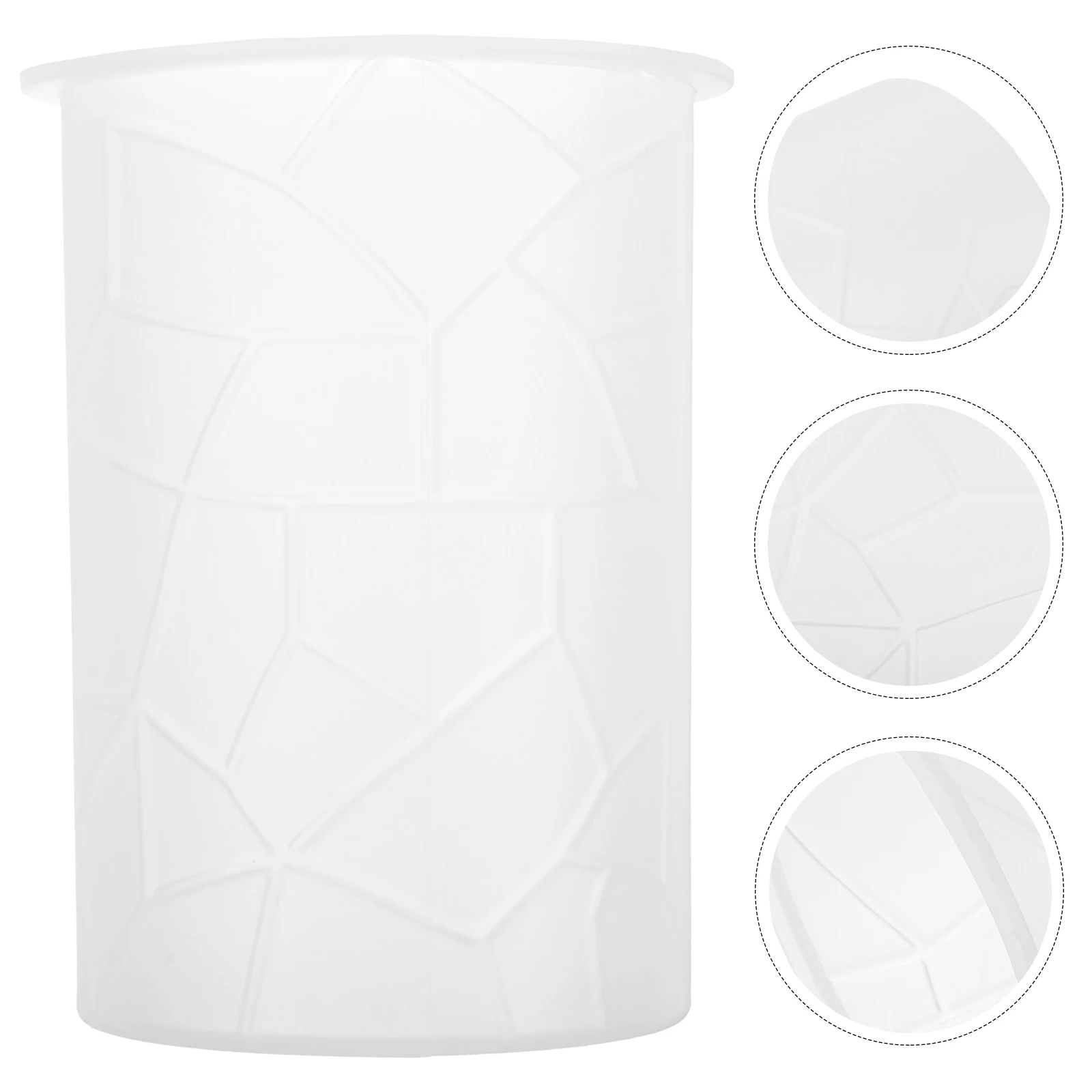 

Multipurpose DIY Scented Making Silicone Mold for Pillar Candles Soap Handcrafting Easy Demould Smooth Surface Flexible