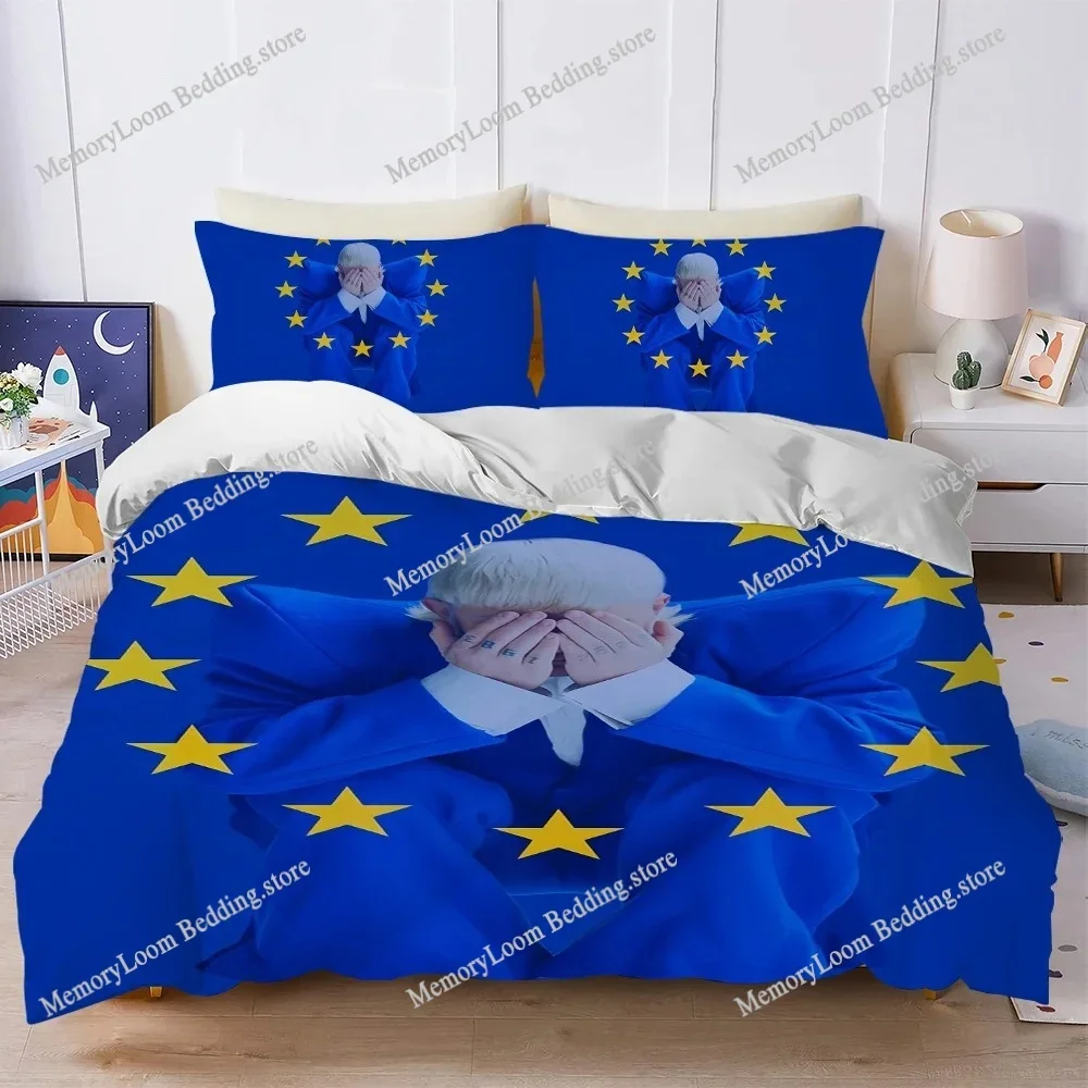 

Hot Singer J-Joost Klein Unity Duvet Cover Set Home Style Bedding Soft Laundry Cotton Bed Student Dormitory Gift Home Textile741