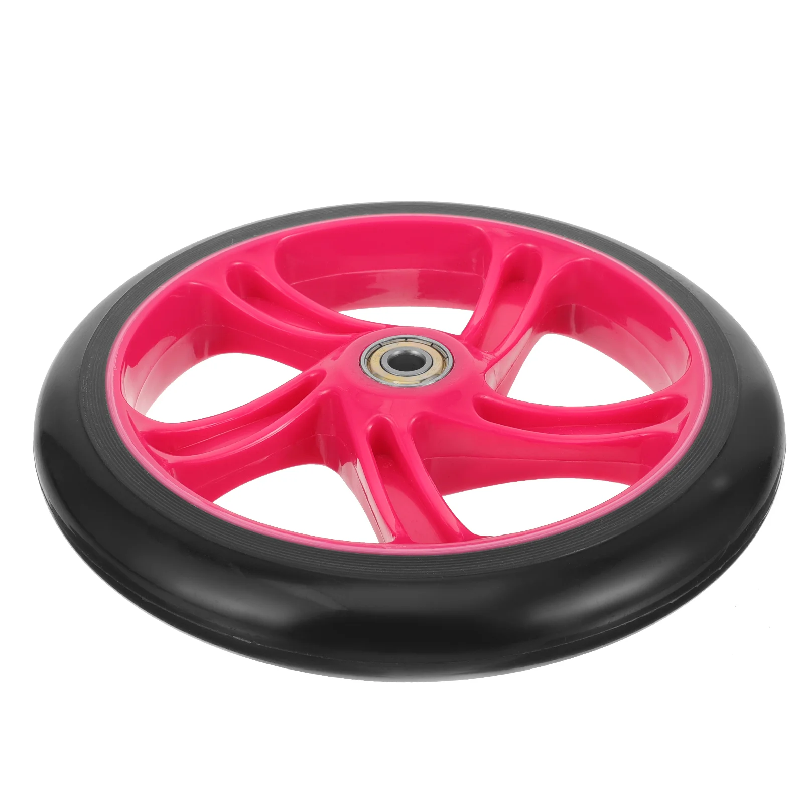 

Skateboard Wheels Heavy Duty with Bearing Scooter Replacement Universal for Kick High Elasticity