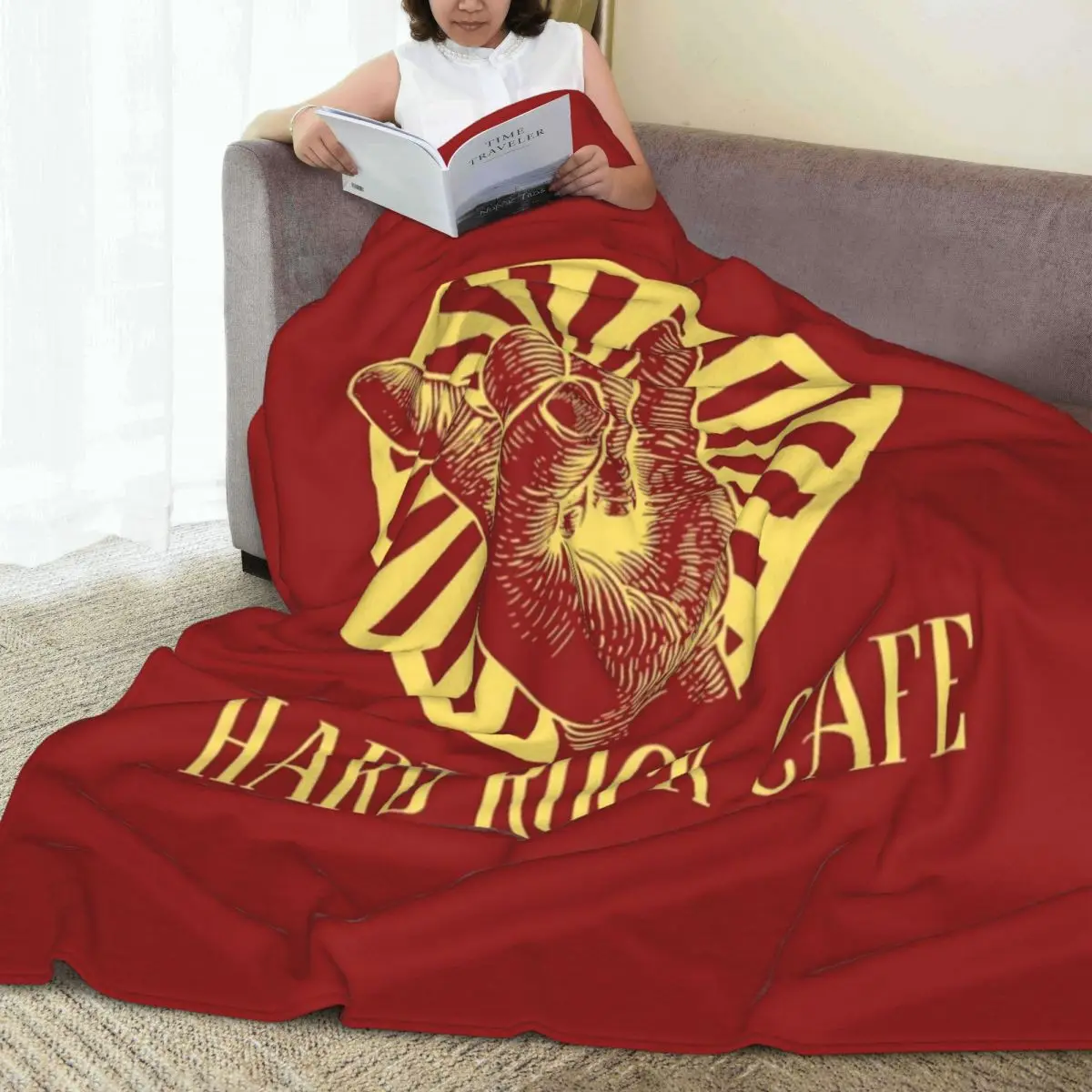 Hard Rock Cafe Four Seasons Universal Blanket Office Can Be Covered Mother's Day Gift