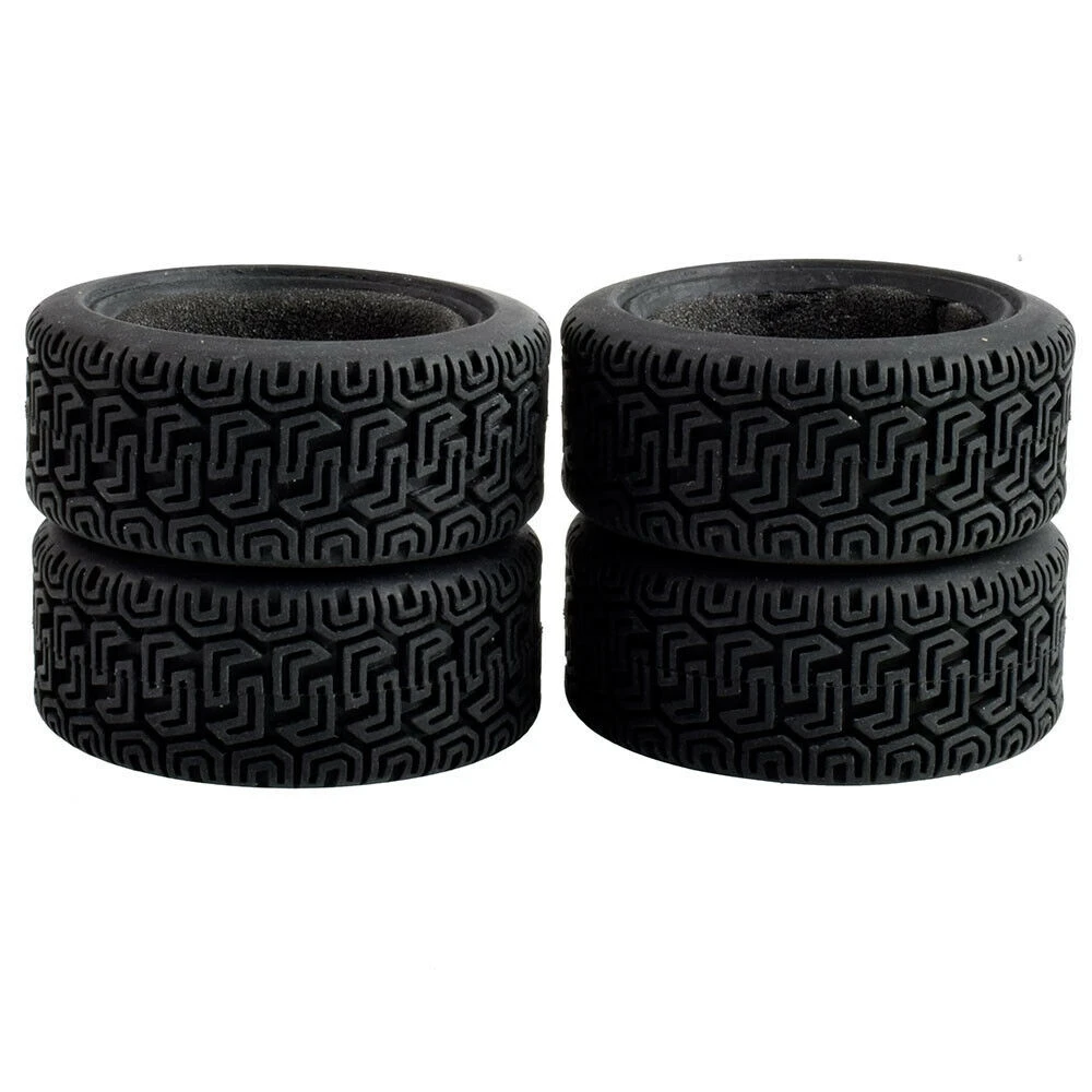 4x RC Racing Rally Tires, D:68mm, W:26mm, fit wheel Diameter:52mm HSP HPI 8014