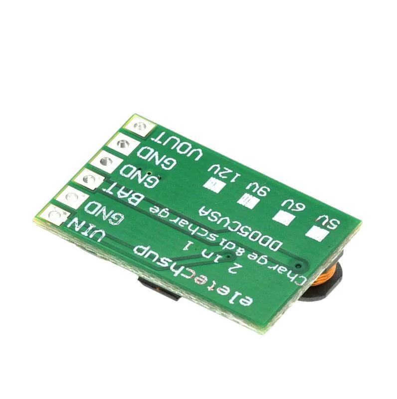 DD05CVSA DC 5V-8V auf 5V 6V 9V 12V Step-Up-Boost-Wandler 3,7V Lithium-Batterie Lade- und Entladeplatine Modul – Detail 4