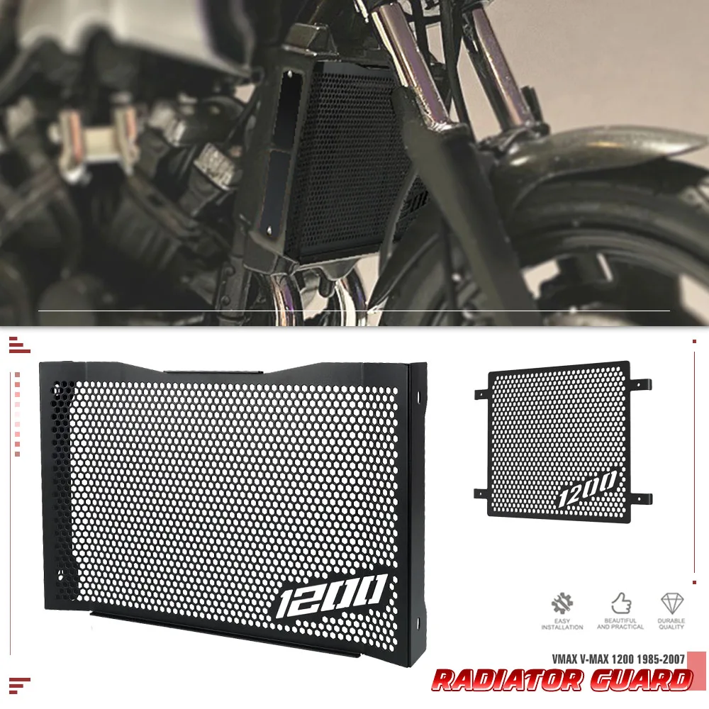 V MAX Radiator Grille Guard Cover Protector Motorcycle FOR YAMAHA VMAX V-MAX 1200 1985-2007 2006 2005 2004 2003 2002 2001 2000