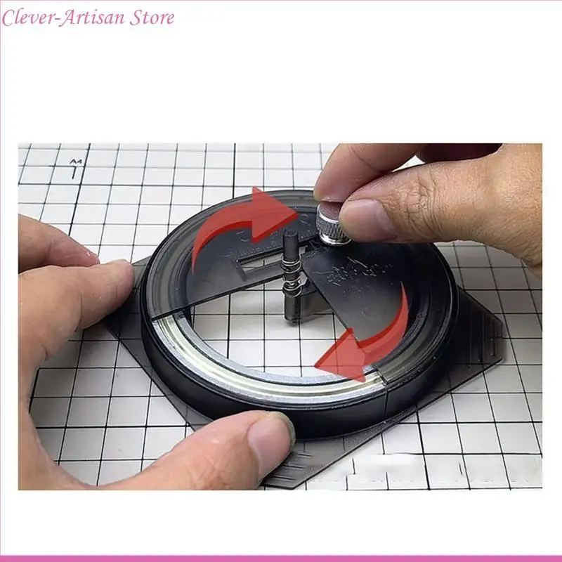 E06B REGOLAZIONE STEPLESS ERGONOMIC CUTTER CIRCHIO PER AVOLTTO ROUND 1-50 MM