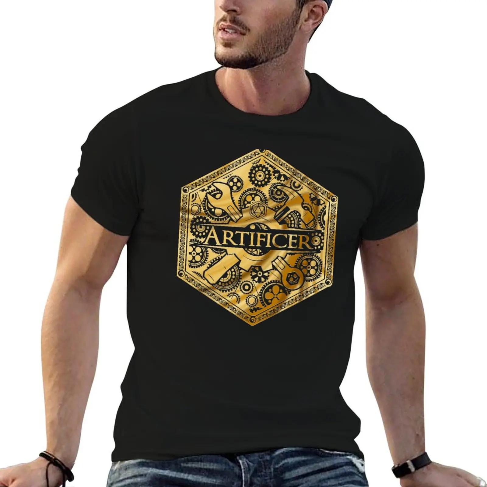 DnD Class Emblem Artificer for role players gift T-Shirt Casual Daily Graphic Tee