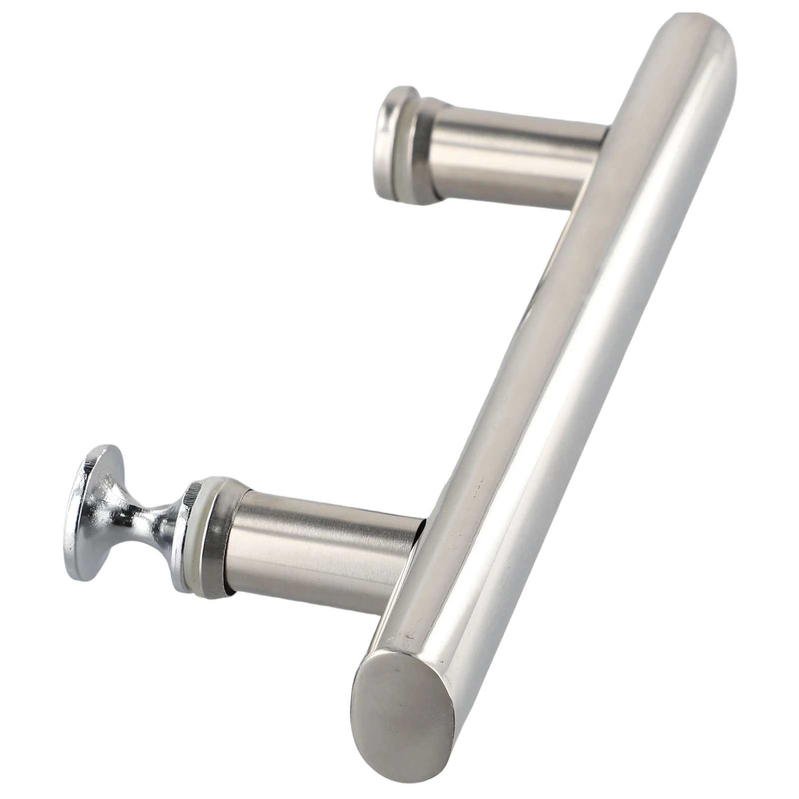Ristrutturazione della casa maniglia della porta della doccia giardino Home Park 225*30mm facile da montare argento acciaio inossidabile elegante di alta qualità pratico