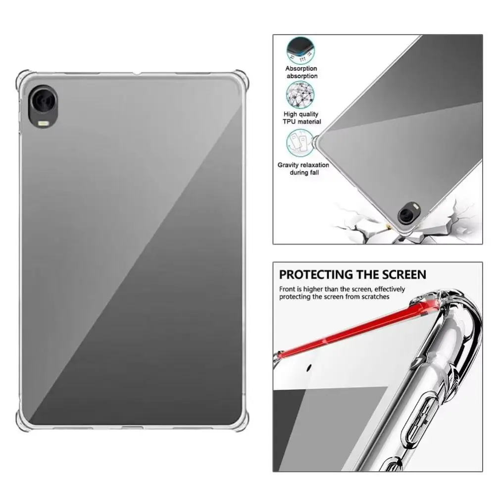 โปร่งใสแท็บเล็ตกันกระแทก 4 ถุงลมนิรภัยฝาหลัง Ultra-thin TPU เปลือกป้องกันสําหรับ Alldocube iplay60 Mini Pro 8.4 นิ้ว