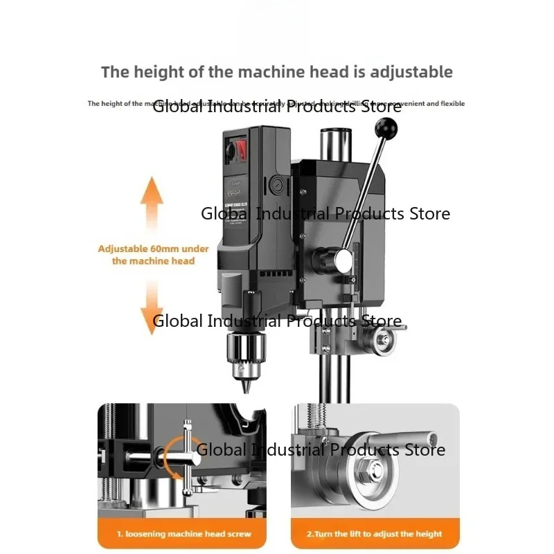 220V Hochleistungs-Industrie-Bohrmaschine Multifunktionale Präzisions-Bohrmaschine für Heimwerkstatt