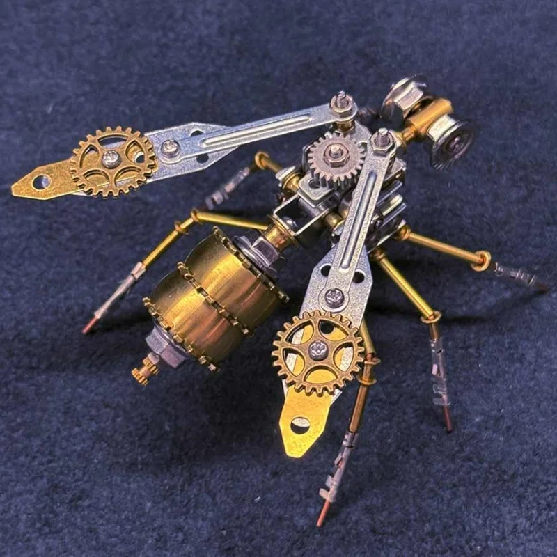 

Mechanical Wasps 3D Puzzles Metal Insects Model Kit Cyberpunk Insects DIY Assembly Toy Gift