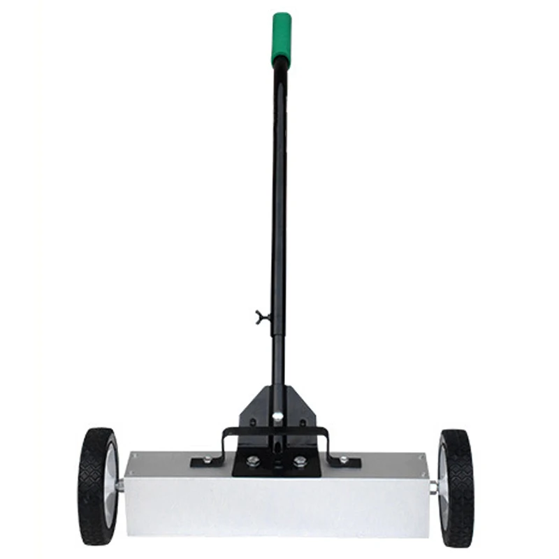 Carro de extracción de hierro manual, herramienta de limpieza de virutas de hierro triturado para Taller, recogida magnética fuerte, barrido de algodón y poliéster