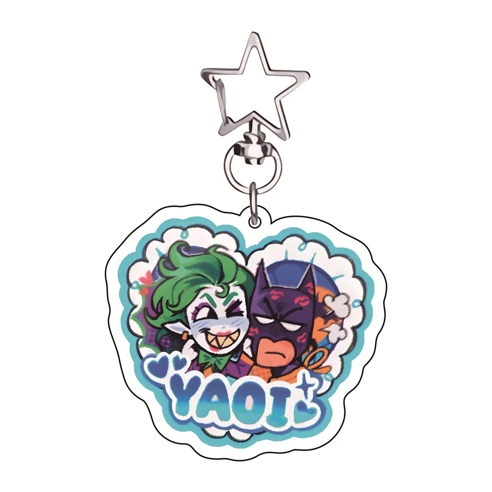 Multi-Fandom Yaoi-Paar 6cm Acryl-Schlüsselanhänger Verschiedene IP-Charaktere Figuren Anime-Anhänger Taschenanhänger Sammlerstück Fan-Geschenk – Detail 16