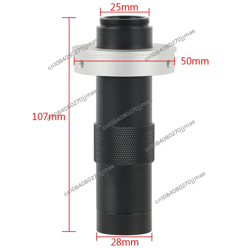 150x Continuous Zoom C Interface Monocular Lens Mobile Phone Motherboard Repair Detection Industrial Camera Zoom Lens