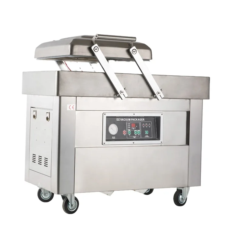 

DZ(Q)-500/2SB Double Chamber Packer Vacuum Packing Machine, Low Price Stainless Steel Electric Automatic Packing Machine