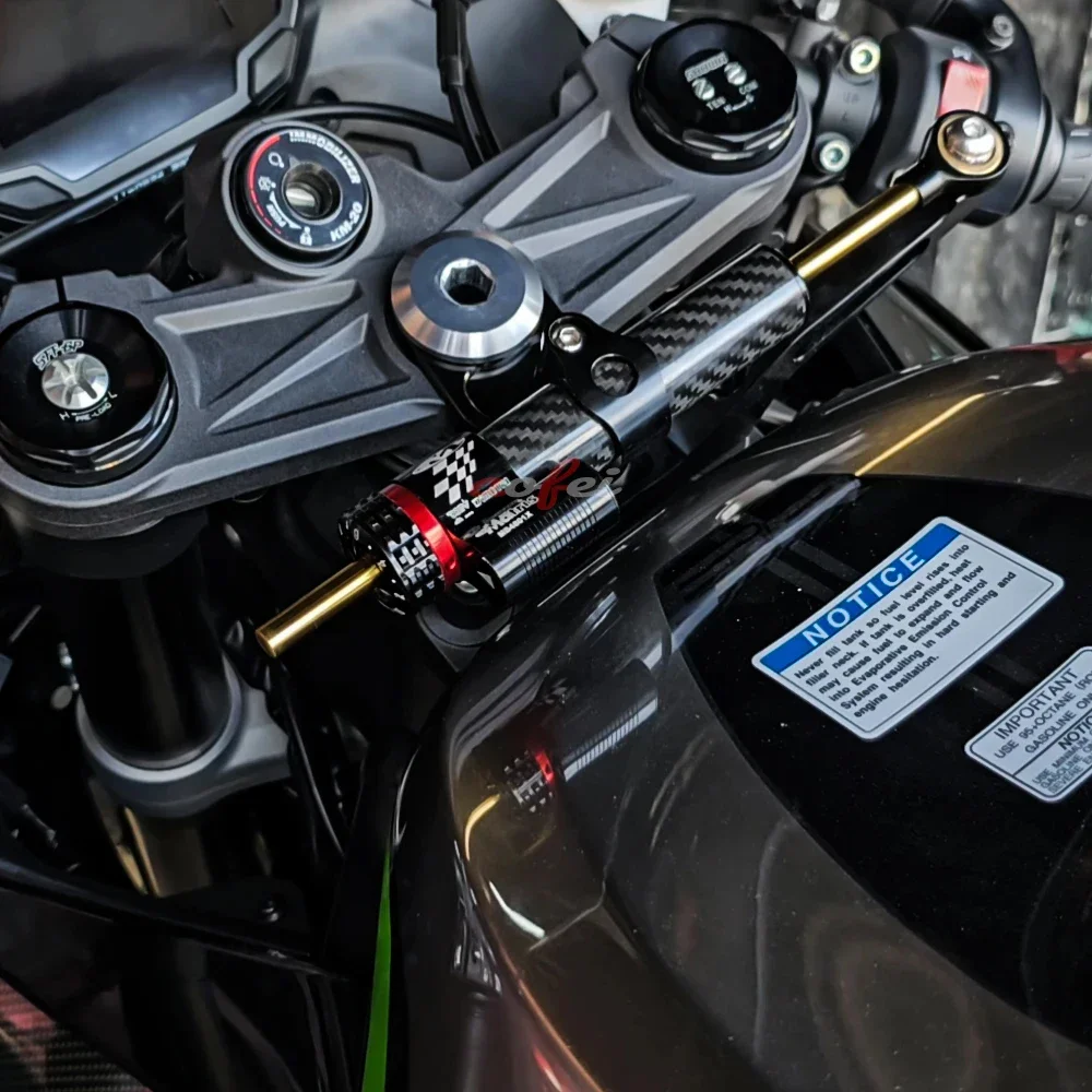 

Стабилизатор рулевого демпфера мотоцикла и комплект крепления кронштейна для Kawasaki Ninja ZX-6R ZX 6R 2009-2025 636 аксессуары для мотоциклов